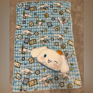 Cinnamoroll Pillow Blanket